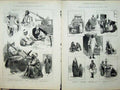 Antique Old Print 1882 People Alexandria Egypt Janissary Boabs Sakkas Men 19th