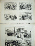 Old Antique Print War Egypt 1882 Duke Connaught Mahmoudieh American Army 19th