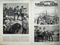 Old Antique Print War Egypt 1882 Guards Grenadier Armoured Train Ramleh 19th