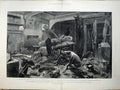 Old Antique Print 1882 War Egypt Commanders Cabin Ship Alexandria Bomb 19th