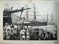 Old Antique Print 1882 War Egypt Orient Ship Scots Guards Port Said Suez 19th