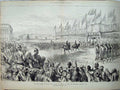 Antique Old Print 1882 Review British Troops Khedive Cairo Beloochees War 19th