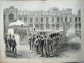 Antique Old Print 1882 Queen Troops Egypt War Windsor Castle Scottish Men 19th