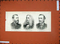Old Antique Print 1882 Henry Calvert Professor Balfour Jackson Portrait 19th