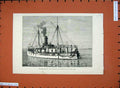 Old Antique Print 1882 Egypt H.M.S Hotspur Ship Protection Suez Canal War 19th