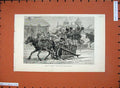 Old Antique Print 1882 Siberian Village Horse Sledge Snow Butter-Week Art 19th