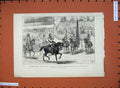 Old Antique Print Cairo 1882 Duke Connaught Guards Saluting British Flag 19th