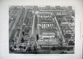 Old Antique Print 1883 View Fisheries Exhibition Buildings Kensington Art 19th