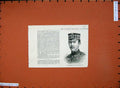 Original Old Antique Print 1883 Portrait Lieutenant Edwards Army Man War 19th