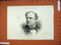 Original Old Antique Print 1883 Portrait Earl Derby Secretary State Colonies