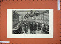 Old Antique Print 1883Christmas Entertainment Army Troops Port Said Egypt 19th