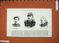Old Antique Print 1883 General Chanzy Rev.Dean Close Lieutenant M'Neill 19th