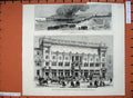 Old Antique Print 1883 Promenade Nice France Fire Art Gallery Piccadilly 19th