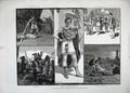 Old Antique Print 1883 Claudian Princess Theatre Roman Noble Earthquake 19th