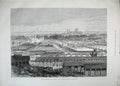 Old Antique Print 1883 Royal Agricultural Society York Show-Yard Animals 19th