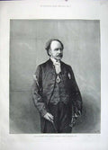 Old Antique Print 1883 General Sir Knollys Gentleman Usher Black Rod Art 19th