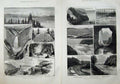 Old Antique Print Canadian Pacific Railway 1883 Yellowstone Park America 19th