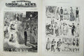 Old Antique Print Fisheries Exhibition 1883 Belgian Fisherwoman People 19th