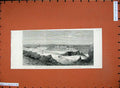 Original Old Antique Print 1883 Cholera Camp Cameron Highlanders Mokattam Cairo