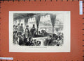 Old Antique Print 1883 Prince Princess Wales Winchester Horse Racing Art 19th