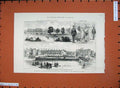 Old Antique Print 1883 Marquis Lothian Army Battalion Royal Scots War Men 19th