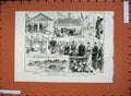 Old Antique Print 1883 Homes Little Boys Swanley Prince Wales Arch Coach 19th