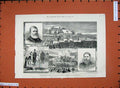 Antique Old Print *0233 1883 Duke Duchess Albany Beaumont Park Huddersfield