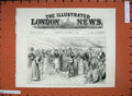 Old Antique Print 1883 Fancy Dress Ball H.M Troop Ship Serapis Costumes 19th