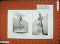 Old Antique Print 1883 Statue Germania Rhine Scheldt Monument Antwerp Art 19th