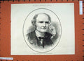 Old Antique Print 1883 Professor Cayley President British Association Art 19th