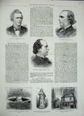 Old Antique Print 1884 Statue Vestal Virgin Rome Lister Doyle Bowman Bart 19th