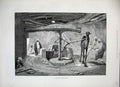 Original Old Antique Print Corn Mill Lower Egypt 1884 Camel Work Men Fine Art