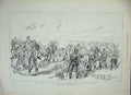 Antique Old Print Battle El Teb Gatling 1884 War Soudan Highlanders Naval 19th
