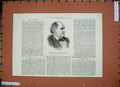 Original Old Antique Print 1884 Phineas Taylor Barnum New York White Elephant