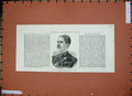 Original Old Antique Print 1884 Major Montagu Slade Hussars Battle Teb Man War