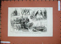 Old Antique Print 1884 Bristol Brigade Royal Naval Artillery Volunteers 19th