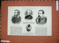 Original Old Antique Print 1884 Earl Sandwich JerrAitken War Highland Bonnet