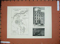 Original Old Antique Print 1884 Plan Bacninh Westminster Training School Otter