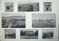 Old Antique Print 1884 Toulon France Ships Harbour Port Hotel De Ville 19th