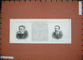 Old Antique Print 1884 Portrait General Corfield Major-General Medley Men 19th
