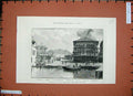 Old Antique Print 1884 French Nayv Ship Port Toulon Faron Coudon Jupiter 19th
