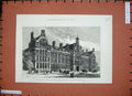 Old Antique Print 1884 City Guilds London Technical Institute Kensington 19th