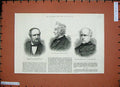 Old Antique Print 1884 Mark Pattison Duke Wellington Codrington General 19th