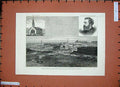 Old Antique Print 1884 City La Plata Buenos Ayres Argentine Dardo Rocha 19th