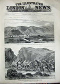 Old Antique Print 1885 India War Quetta Afghanistan Bolan Pass Dufferin 19th