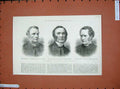 Old Antique Print Bishops 1885 Bickersteth Exeter Temple London King Men 19th