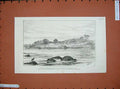 Original Old Antique Print War Soudan 1885 River Nile Gerendid Cataract Coveny