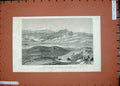 Original Old Antique Print Afghan War 1885 Nialsheni Pass Heri-Rud Mountains