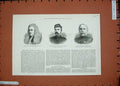 Original Old Antique Print 1885 Phillimore Jewell Colonel Wadeson War Army Men
