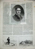 Old Antique Print 1886 Seymour Lucas Paintings Exhibition Royal Academy 19th